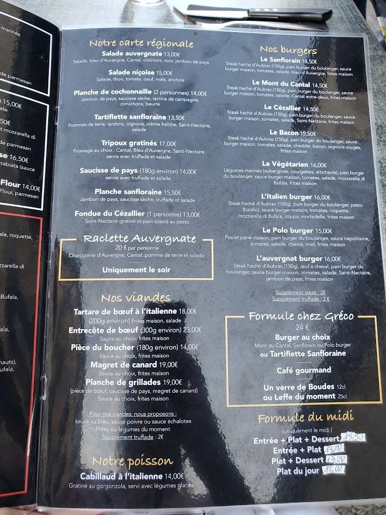 Menu_Restaurant Chez Greco_Saint-Flour_image_2