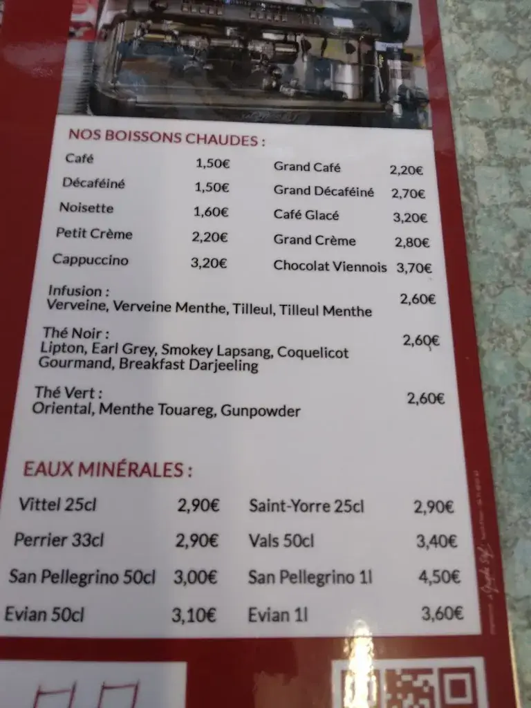 Menu_Bar des Arcades - Hôtel Restaurant Les Roches_Saint-Flour_image_2