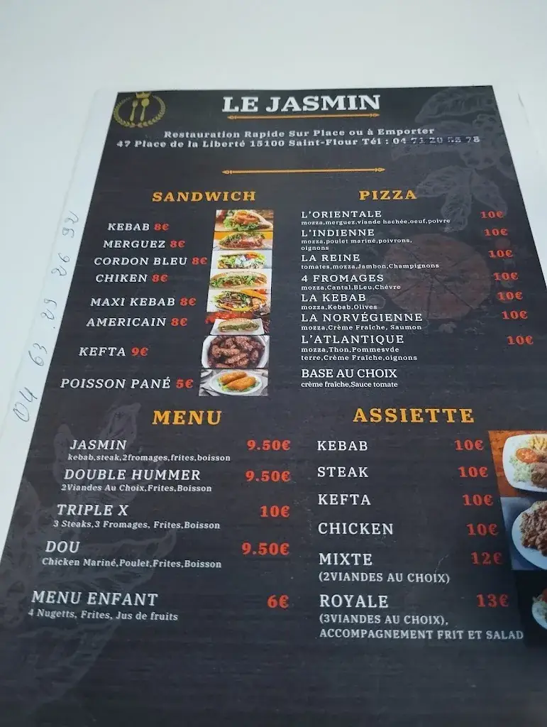 Menu_Restaurant Le Jasmin_Saint-Flour_image_3
