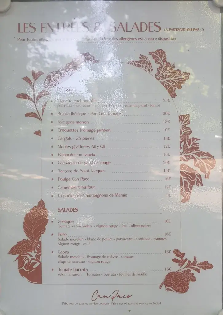 Menu_Can Paco_Saint-Cyprien_image_1