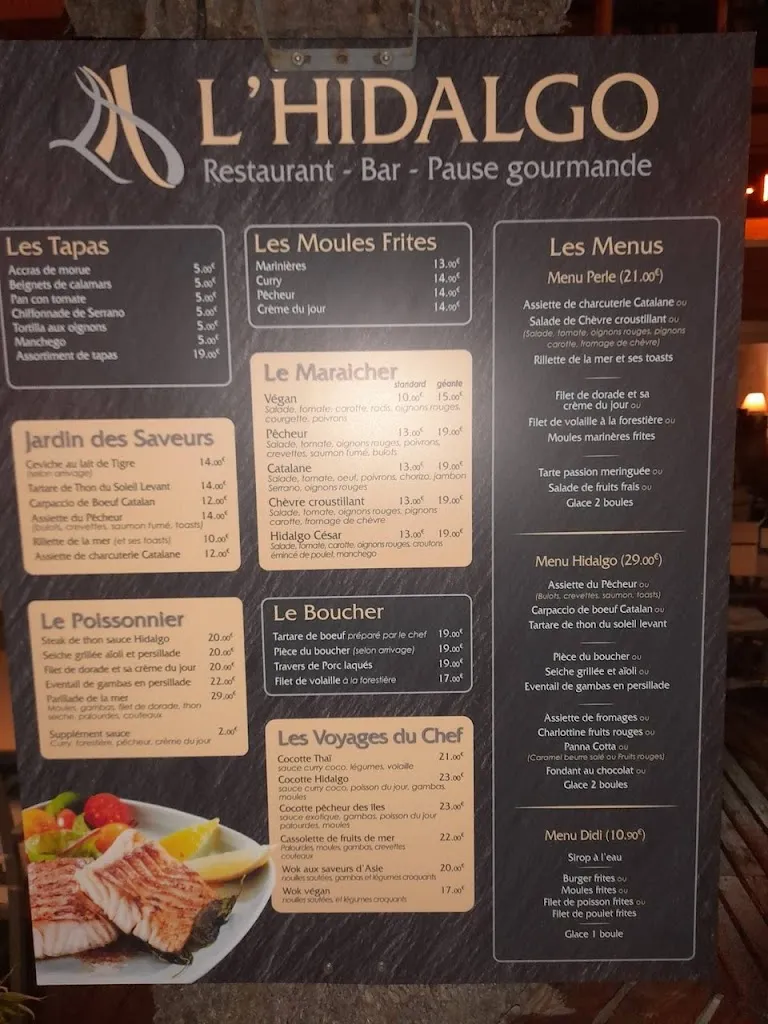 Menu_L'Hidalgo_Saint-Cyprien_image_3