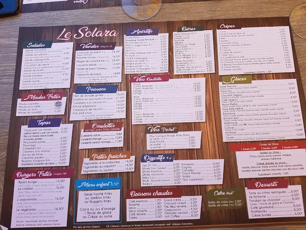 Menu_Le Solara_Saint-Cyprien_image_1