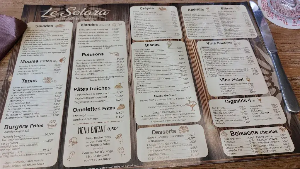 Menu_Le Solara_Saint-Cyprien_image_3