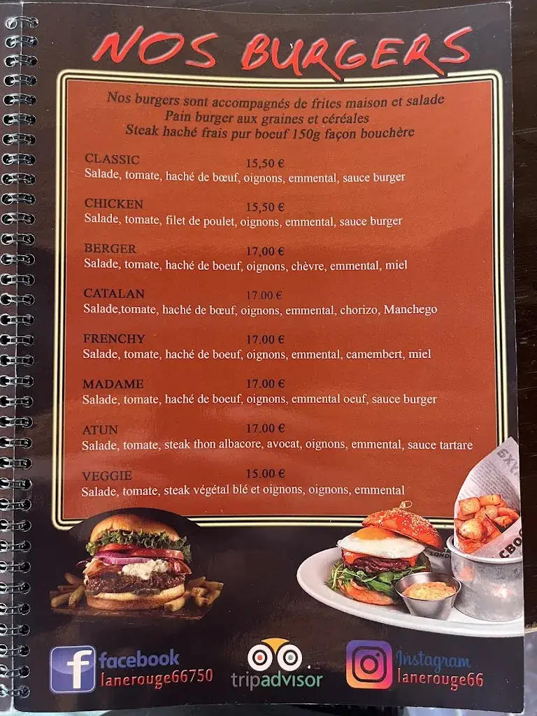 Menu_L'Ane Rouge_Saint-Cyprien_image_1