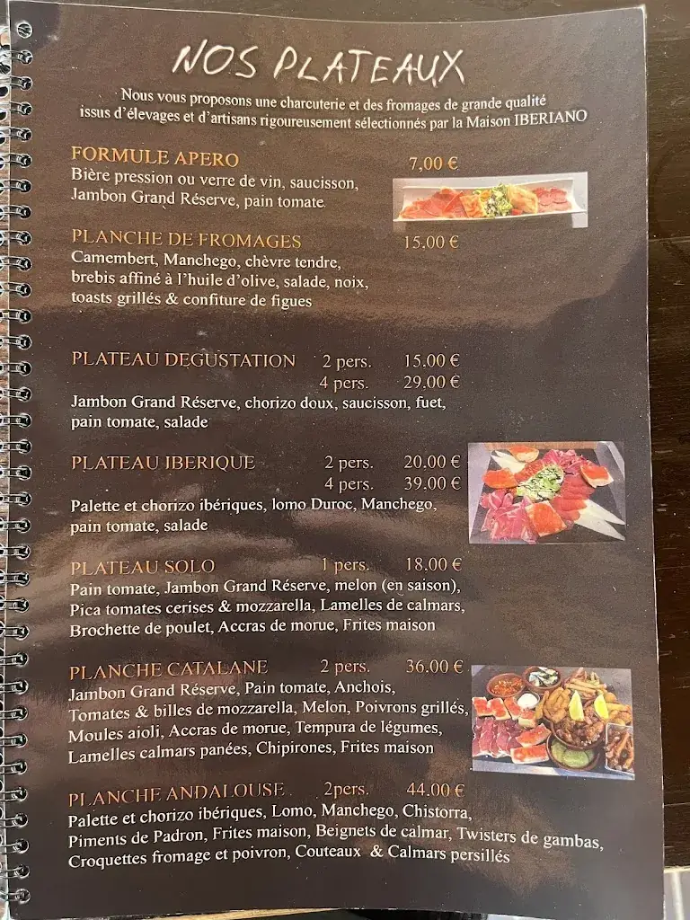 Menu_L'Ane Rouge_Saint-Cyprien_image_2