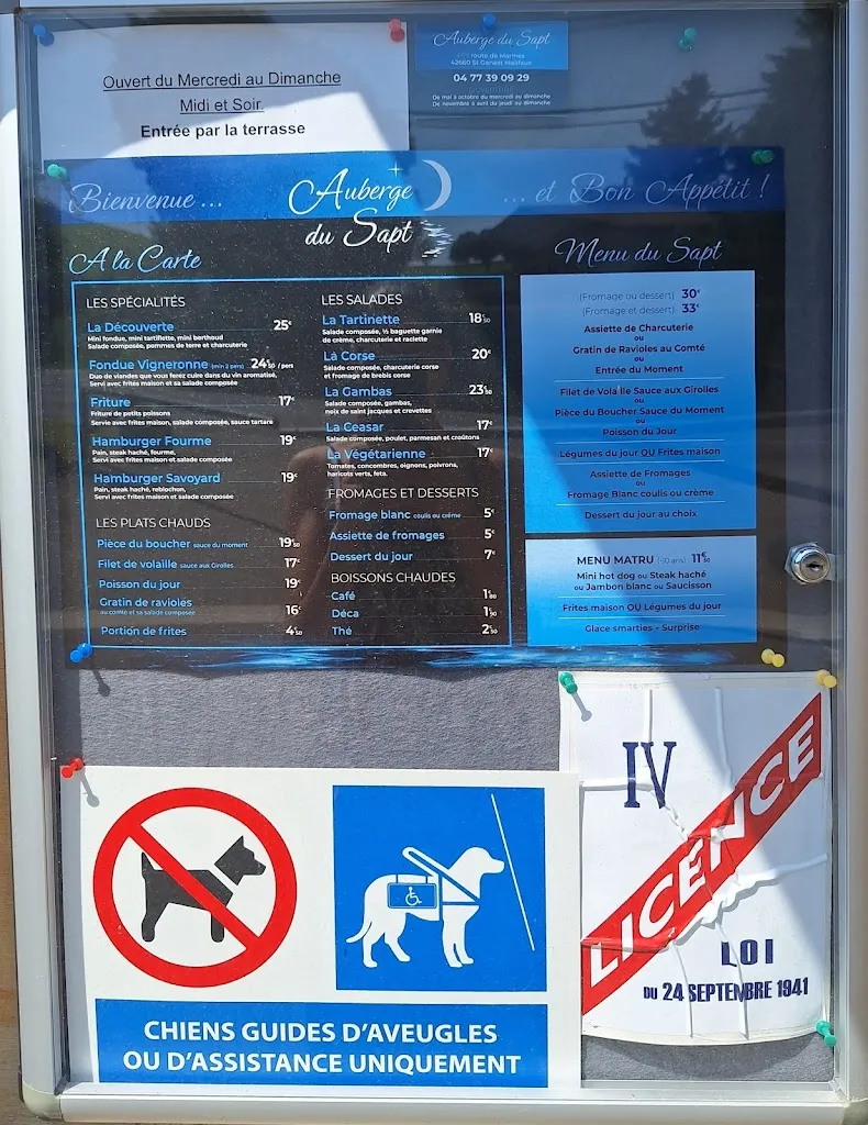 Menu_Auberge du Sapt_Saint-Genest-Malifaux_image_2