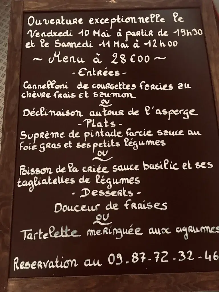 Menu_Restaurant A Table!_Saint-Georges-sur-Loire_image_4