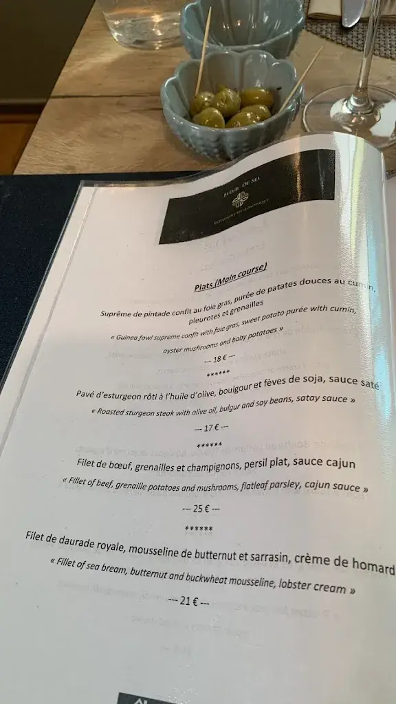 Menu_Restaurant Fleur de sel_Saint-Georges-sur-Cher_image_1
