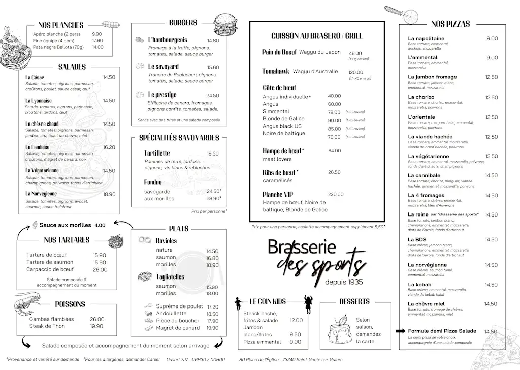 Menü_Café des Sports_Saint-Genix-les-Villages_Bild_2