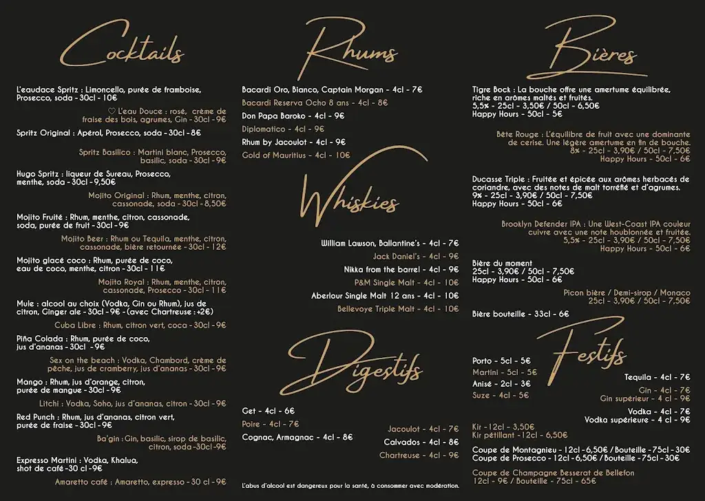 Menu_L'eaudace Lounge_Saint-Georges-de-Reneins_image_1