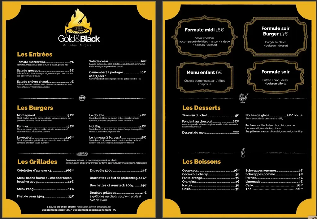Menu_Gold & black_Saint-Fons_immagine_1