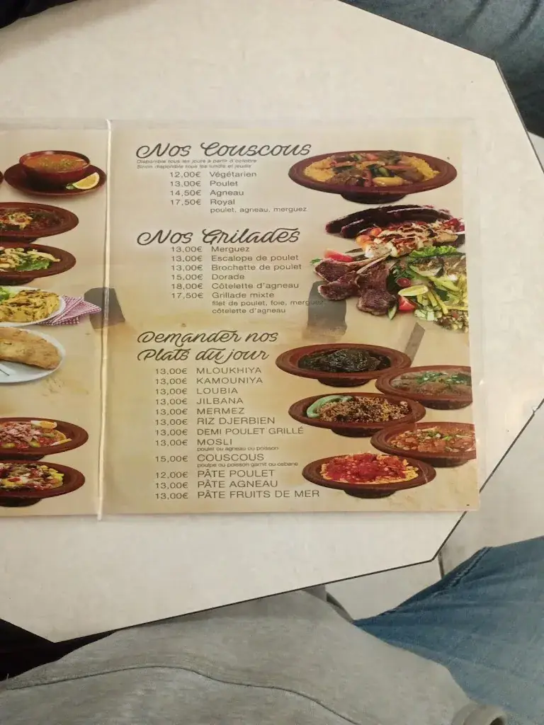 Menu_Restaurant La Palme_Saint-Fons_image_1