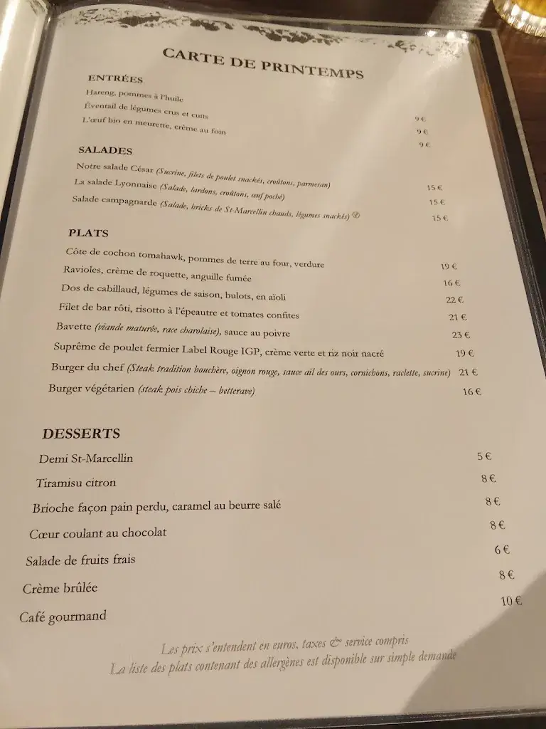 Menu_Brasserie Le Zeste_Saint-Fons_image_2