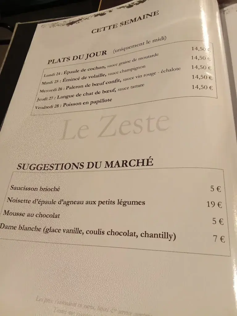 Menu_Brasserie Le Zeste_Saint-Fons_image_3