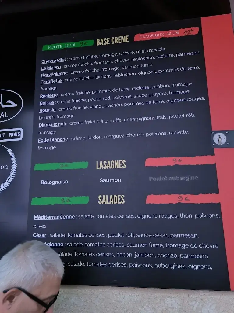 Menu_Pizza La Fiamma_Saint-Fons_image_3