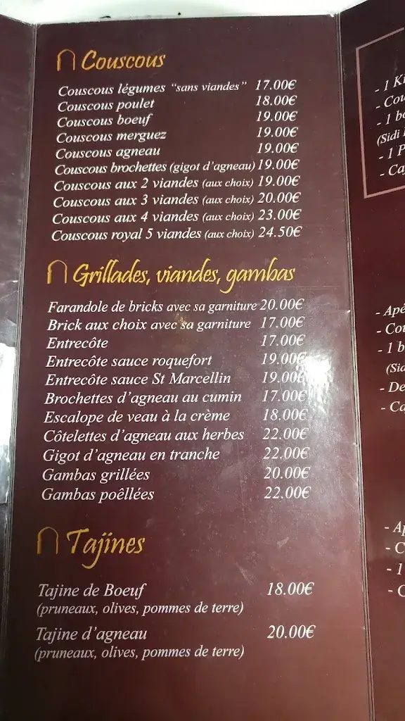 Menu_Chez Bougaci_Saint-Fons_image_2