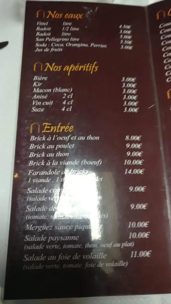 Menu_Chez Bougaci_Saint-Fons_image_3