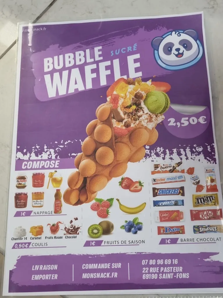 Menu_BUBBLE WORLD CRÊPERIE_Saint-Fons_image_1