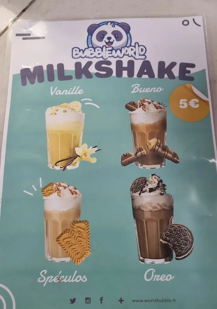 Menu_BUBBLE WORLD CRÊPERIE_Saint-Fons_image_4