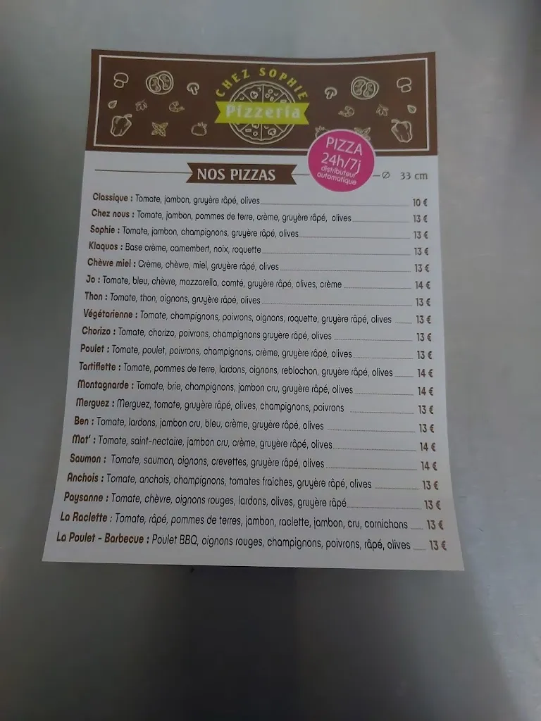 Menu_CHEZ SOPHIE_Saint-Germain-des-Fossés_image_1