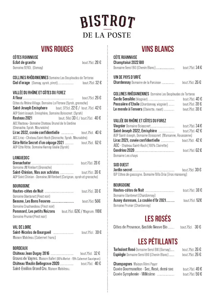 Menu_Restaurant La Poste Tout Simplement_Saint-Galmier_image_3