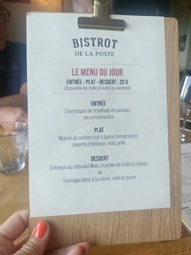 Menu_Restaurant La Poste Tout Simplement_Saint-Galmier_image_4