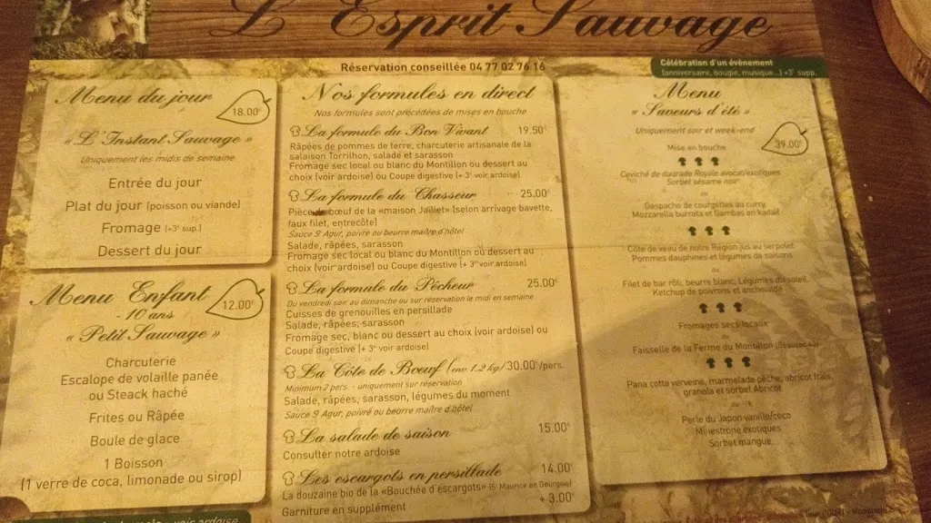 Menu_L'Esprit Sauvage_Aurec-sur-Loire_image_3