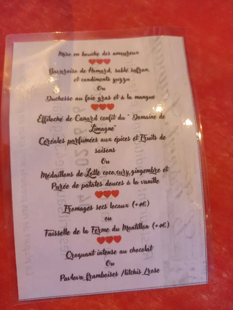 Menu_L'Esprit Sauvage_Aurec-sur-Loire_image_4