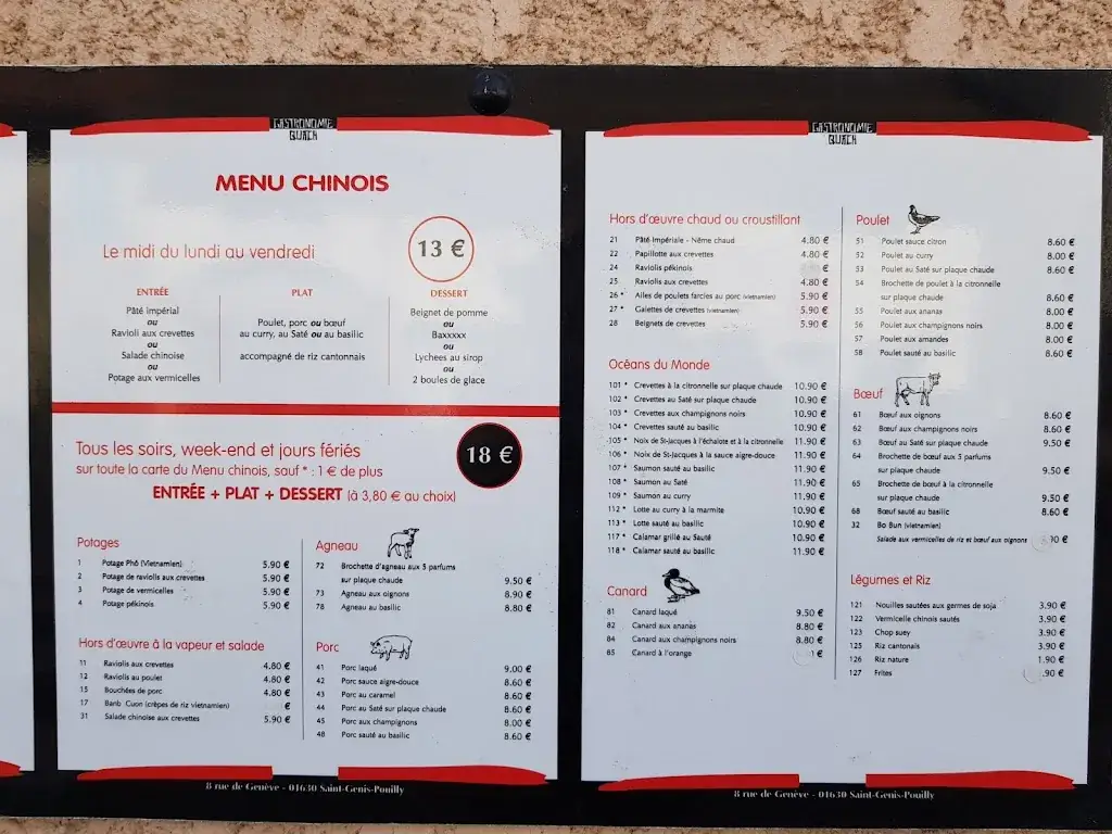 Menu_Gastronomie Quach_Saint-Genis-Pouilly_image_1