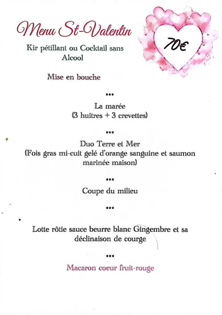 Menu_Restaurant La Marée_Saint-Genis-Pouilly_image_1