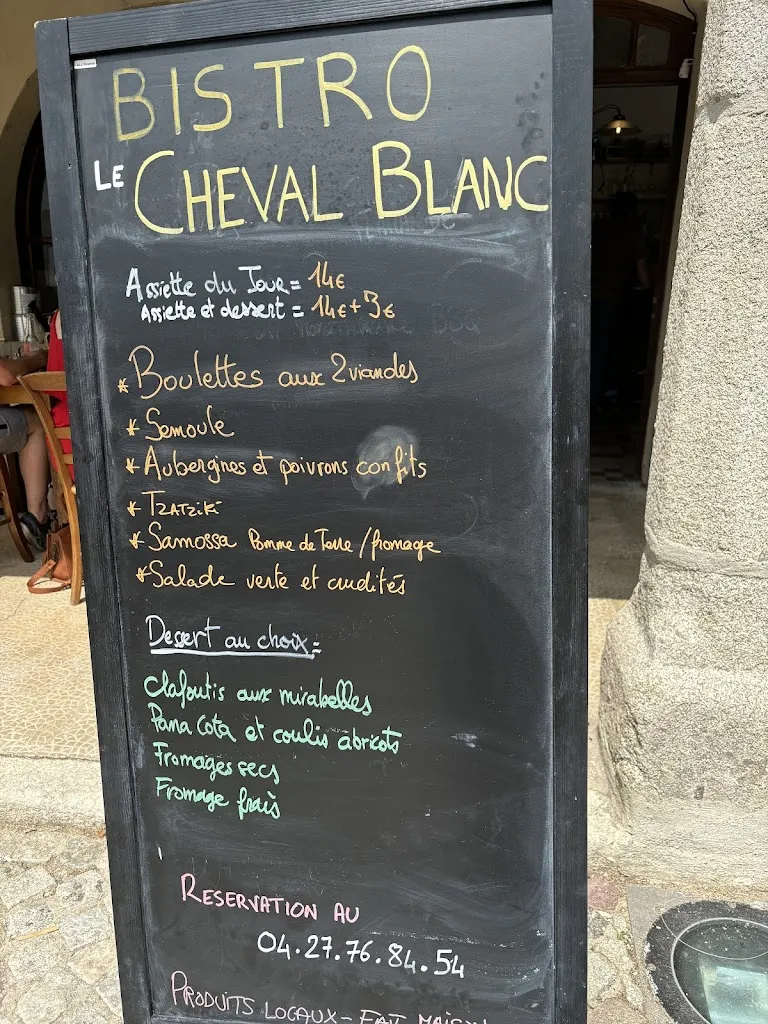 Menu_Bistro Le Cheval Blanc_Saint-Germain-Laval_immagine_1