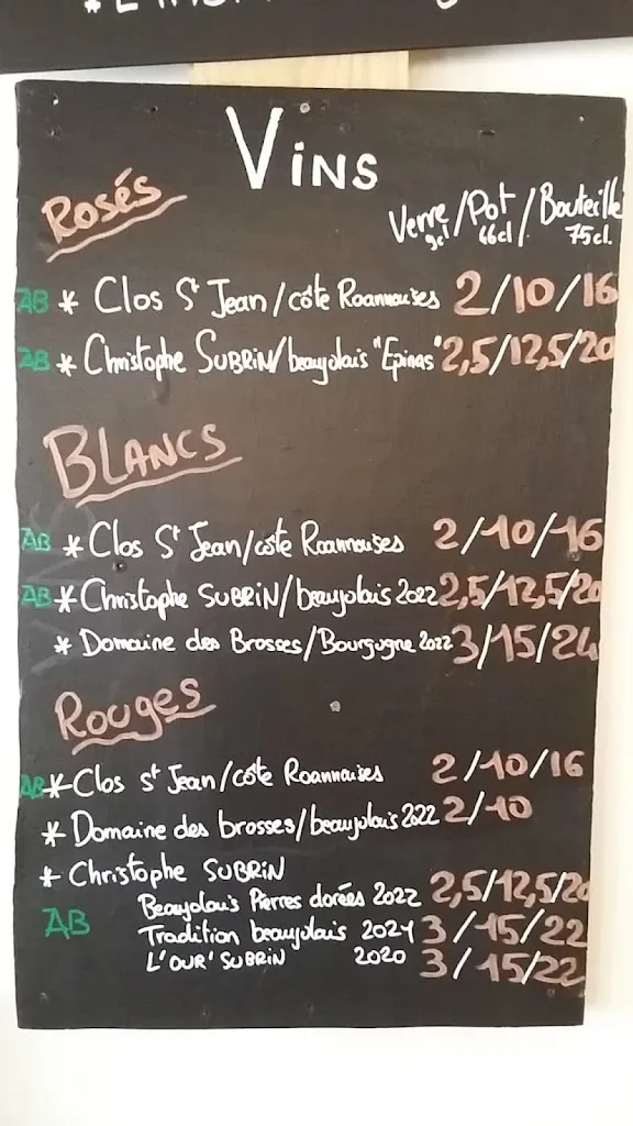 Menu_Bistro Le Cheval Blanc_Saint-Germain-Laval_immagine_2