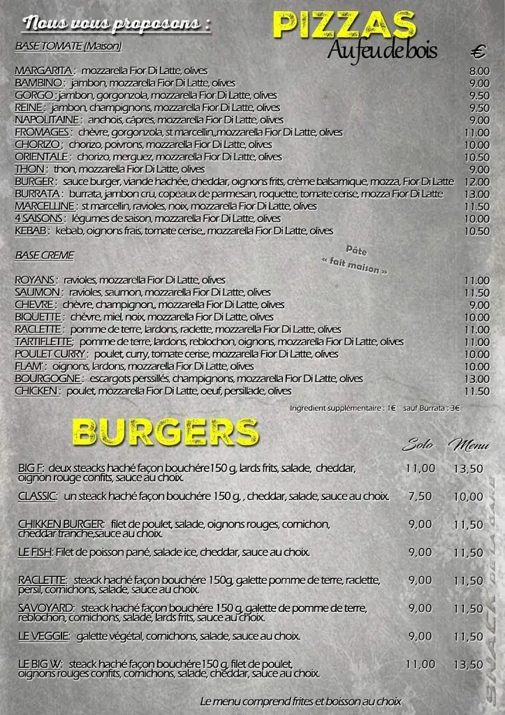 Menu_Snack de la gare_Saint-Hilaire-du-Rosier_image_1