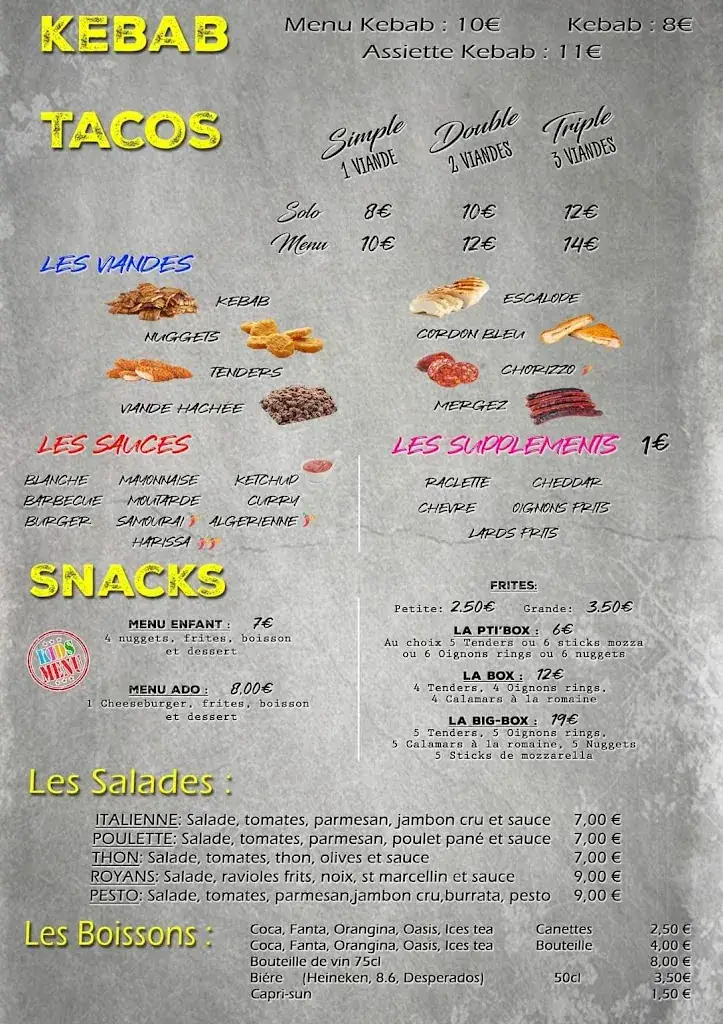 Menu_Snack de la gare_Saint-Hilaire-du-Rosier_image_2