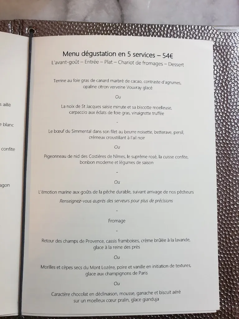 Menu_Le Saint Hilaire Gwladys & Sébastien Rath_Saint-Hilaire-de-Brethmas_image_4