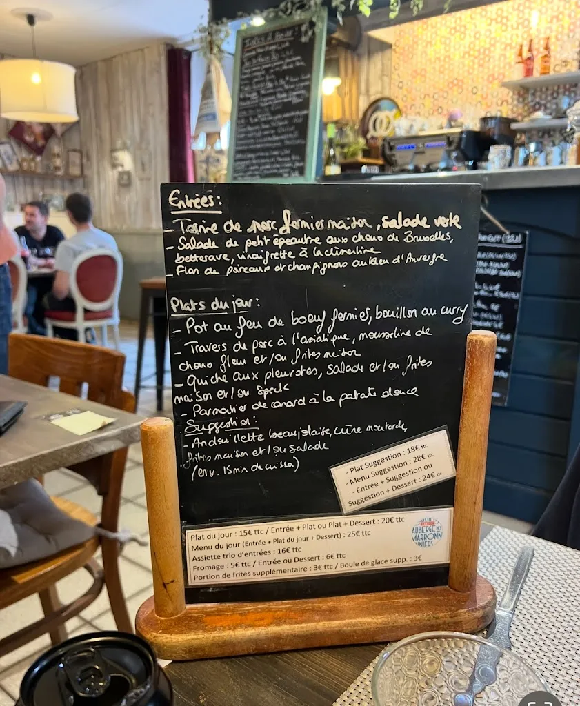 Menu_Auberge des Marronniers_Sarcey_image_3