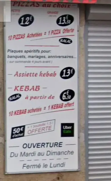 Menu_M.s. Pizza Et Kebab_Saint-Jean-Bonnefonds_image_1