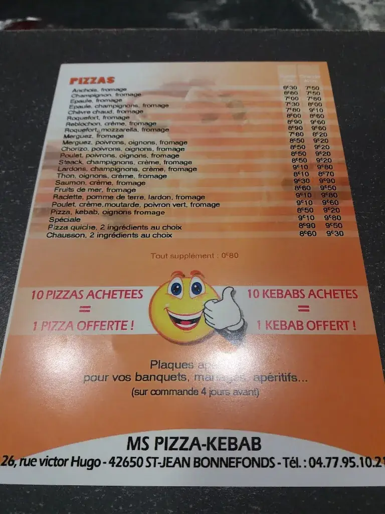 Menu_M.s. Pizza Et Kebab_Saint-Jean-Bonnefonds_image_3