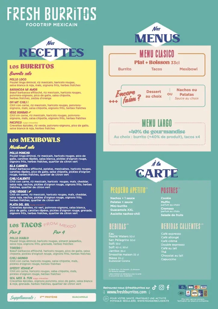 Menu_Fresh Burritos Foodtrip Mexicain Steel Saint-Etienne_Saint-Jean-Bonnefonds_image_1