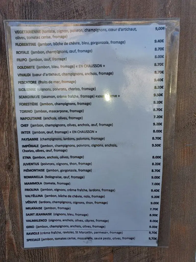 Menu_Gino's Pizzeria_Saint-Jean-de-Bournay_image_1