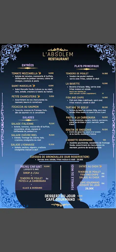 Menu_Restaurant L' Absolem_Saint-Jean-de-Soudain_image_1