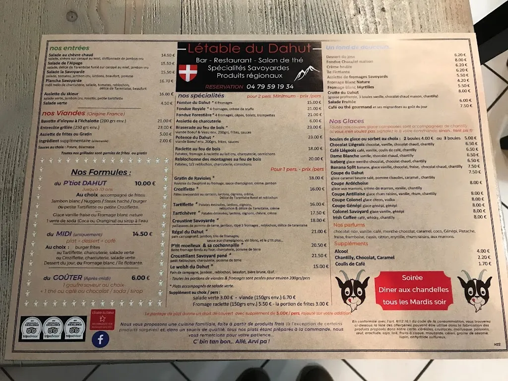 Menu_L'Étable du Dahut_Saint-François-Longchamp_image_1