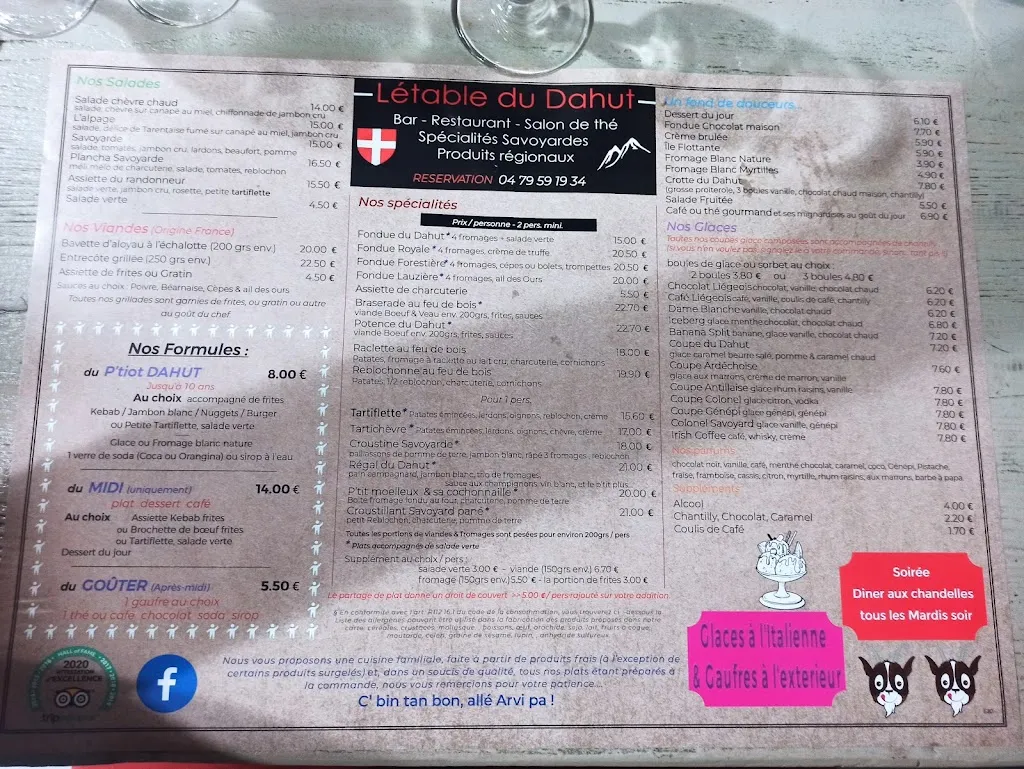 Menu_L'Étable du Dahut_Saint-François-Longchamp_image_2