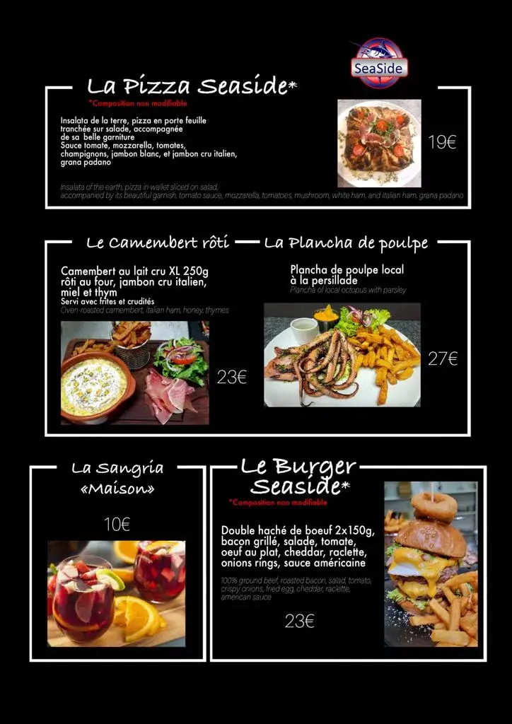 Menu_Restaurant Seaside_Guadeloupe_image_2