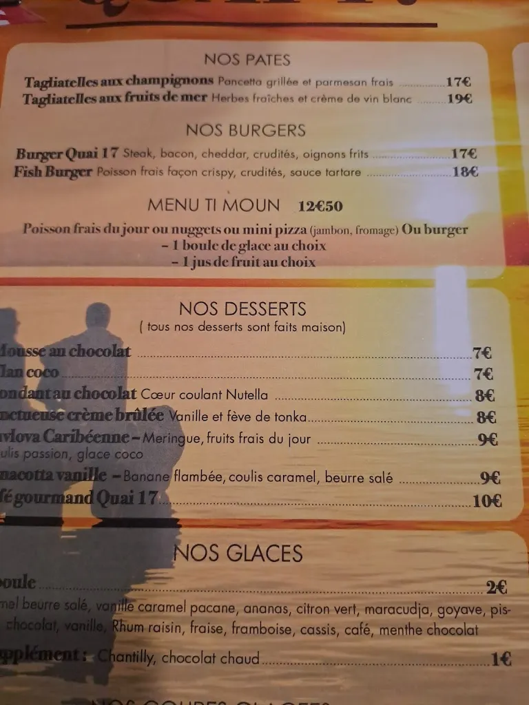 Menu_Le Quai 17_Guadeloupe_image_4