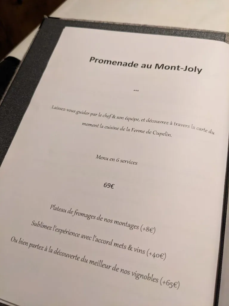 Menu_La Ferme de Cupelin_Saint-Gervais-les-Bains_image_4