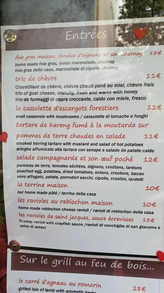 Menu_Restaurant Le Galeta_Saint-Gervais-les-Bains_image_2