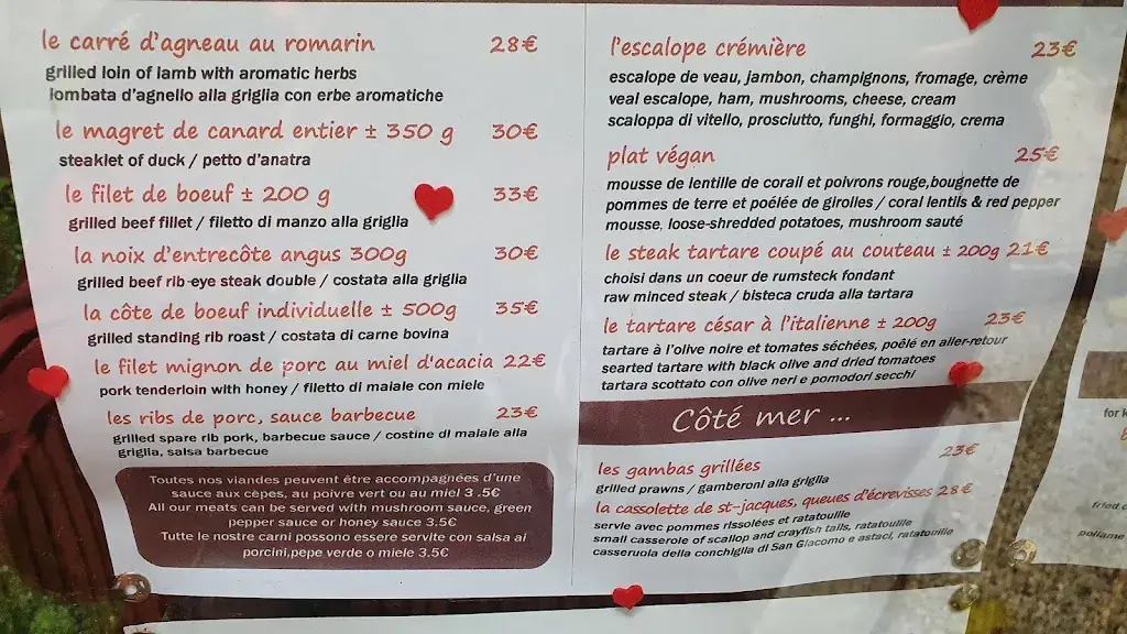 Menu_Restaurant Le Galeta_Saint-Gervais-les-Bains_image_3