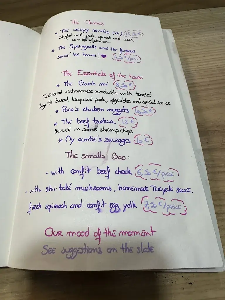 Menu_Du côté de chez Xuân_Saint-Gervais-les-Bains_image_2