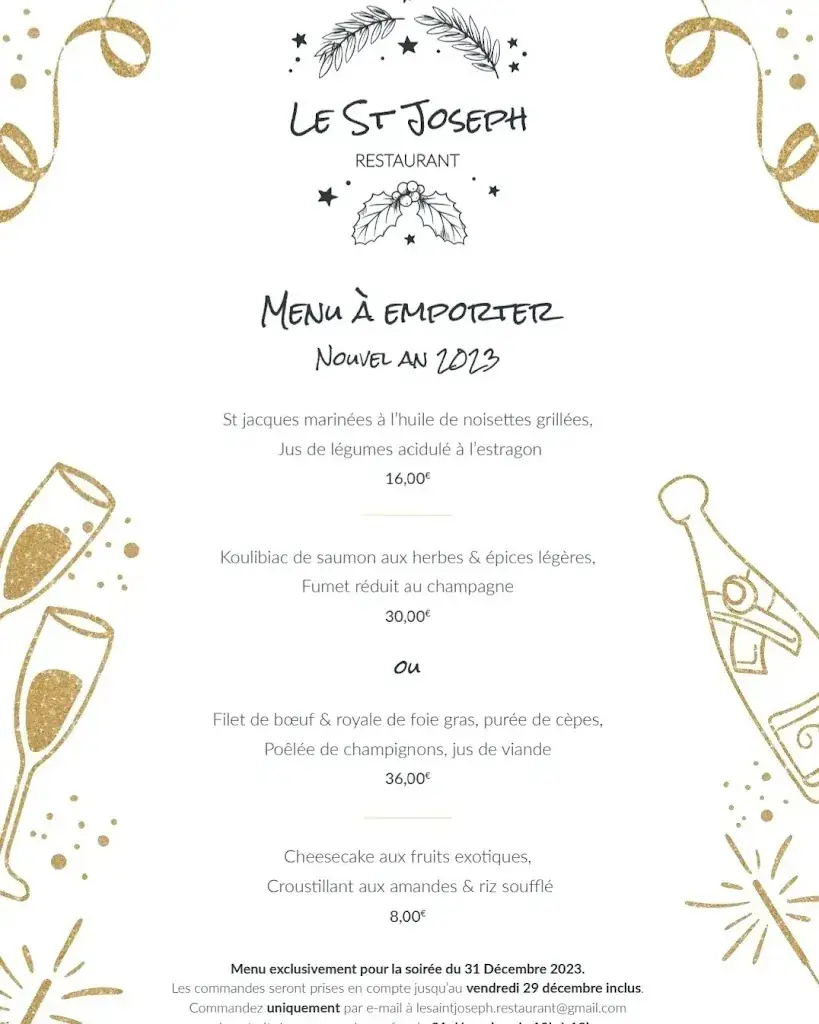 Menu_Le Saint Joseph_Garenne-Colombes_image_1